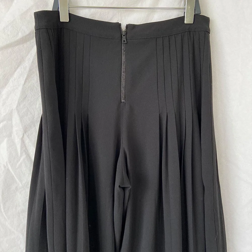 Alice   Olivia Pleated Wide Leg Trousers