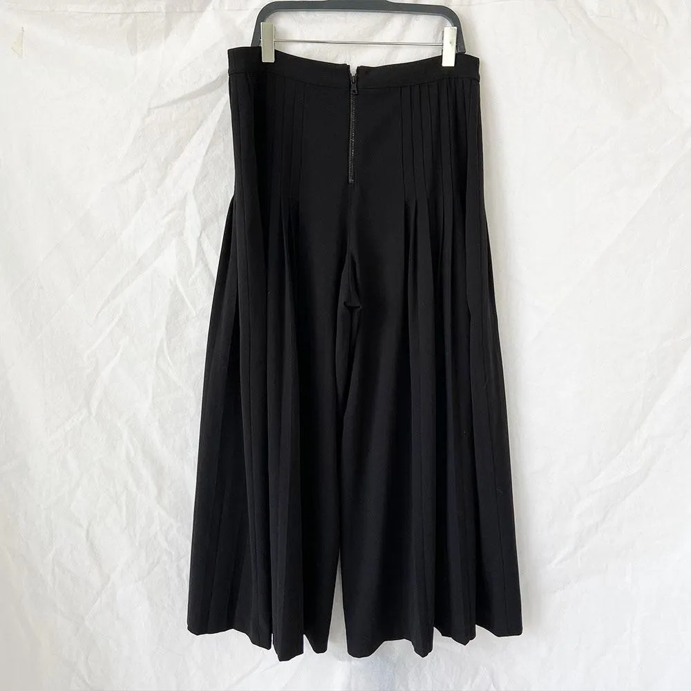 Alice   Olivia Pleated Wide Leg Trousers