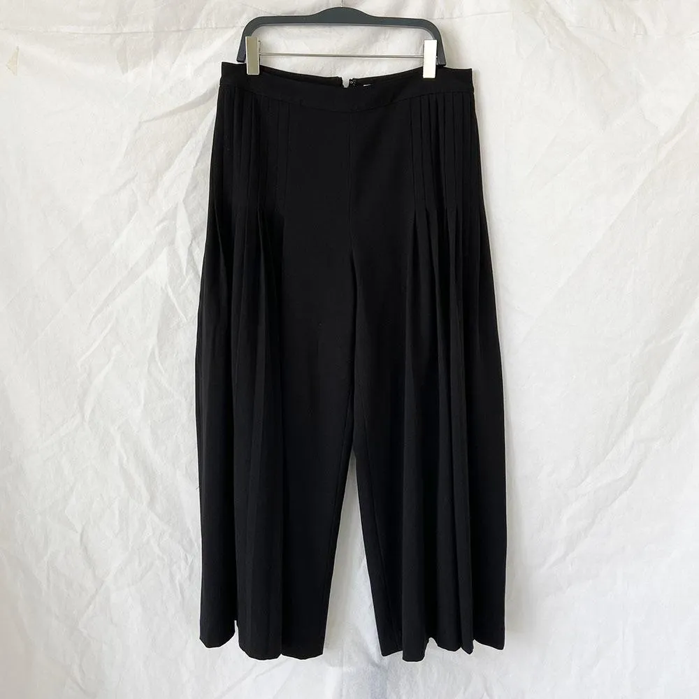 Alice   Olivia Pleated Wide Leg Trousers