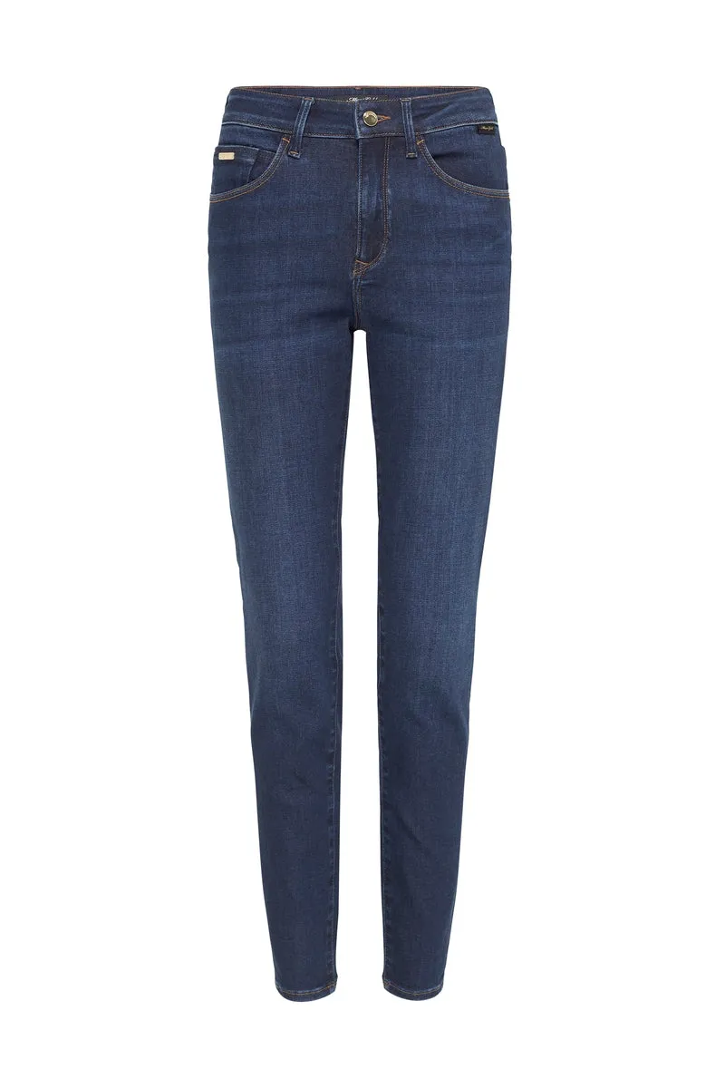 Alissa Ankle Jeans - Dark Golden Gold