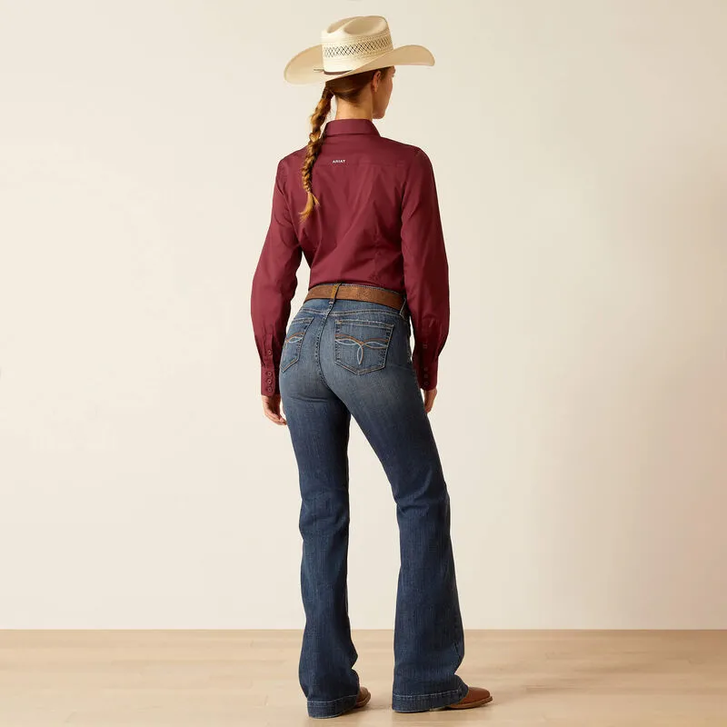 Ariat Womens High Rise Juliana Slim Trouser Siren