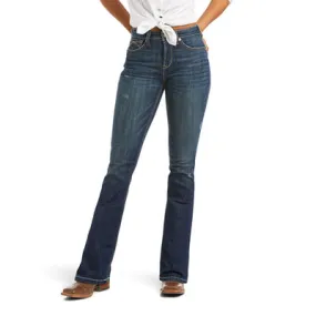 ARIAT WOMENS R.E.A.L HIGH RISE KATRINA BOOT CUT PACIFIC
