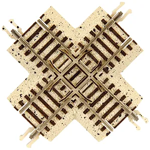 Atlas N Code 65 True-Track(R) - 90-Degree Crossing