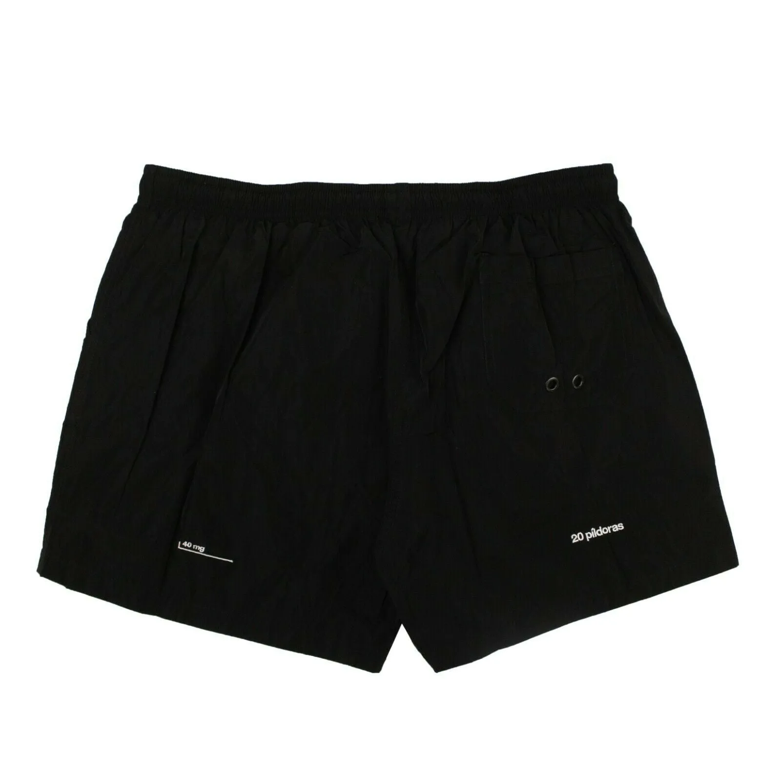 Black Confidential Track Shorts
