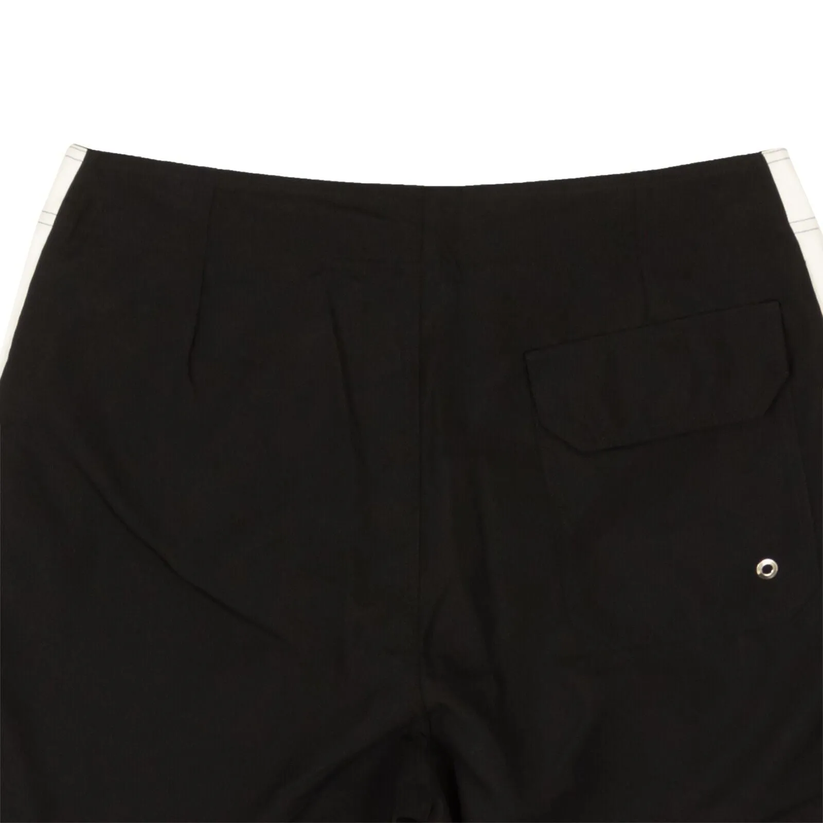 Black Monogram Logo Swim Shorts
