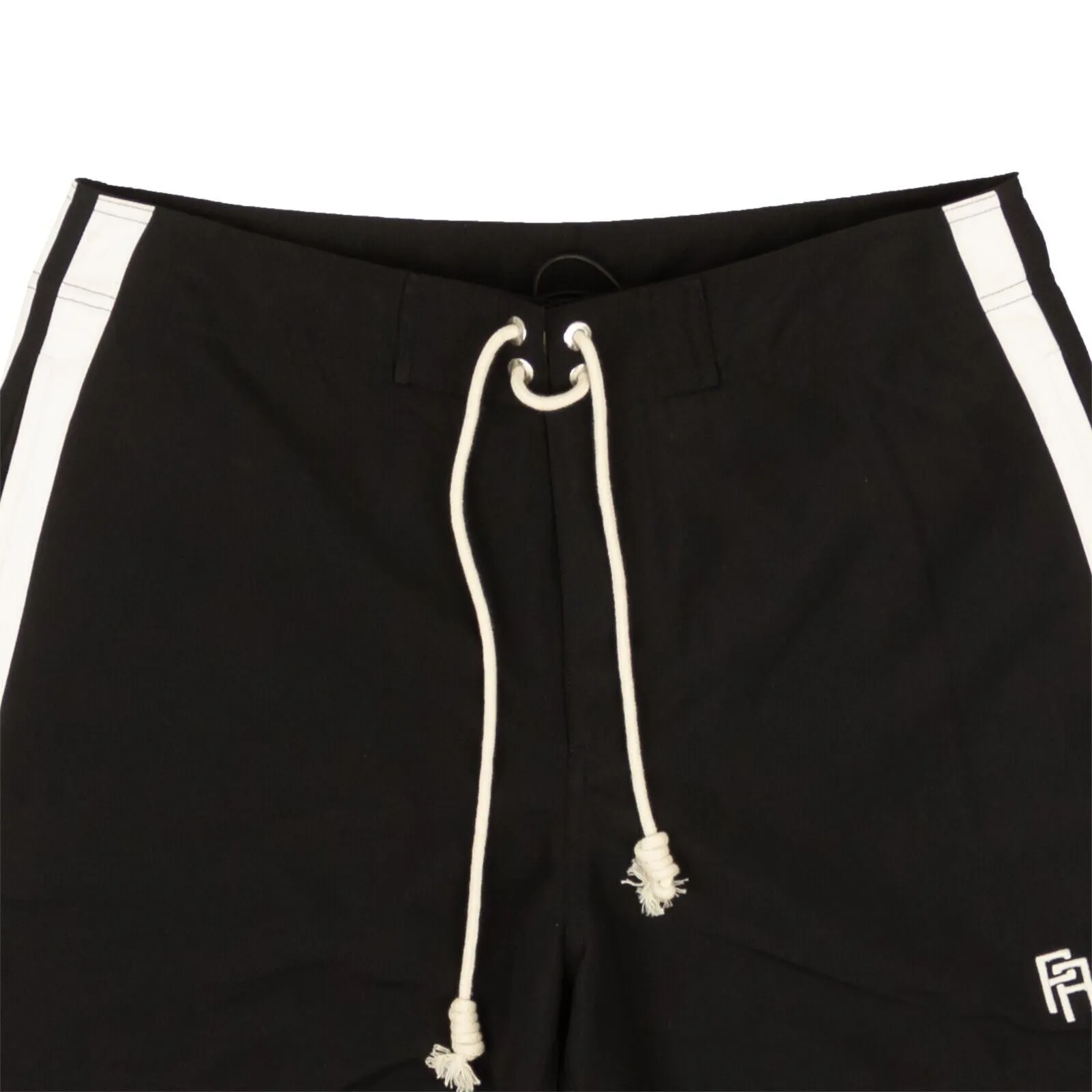 Black Monogram Logo Swim Shorts