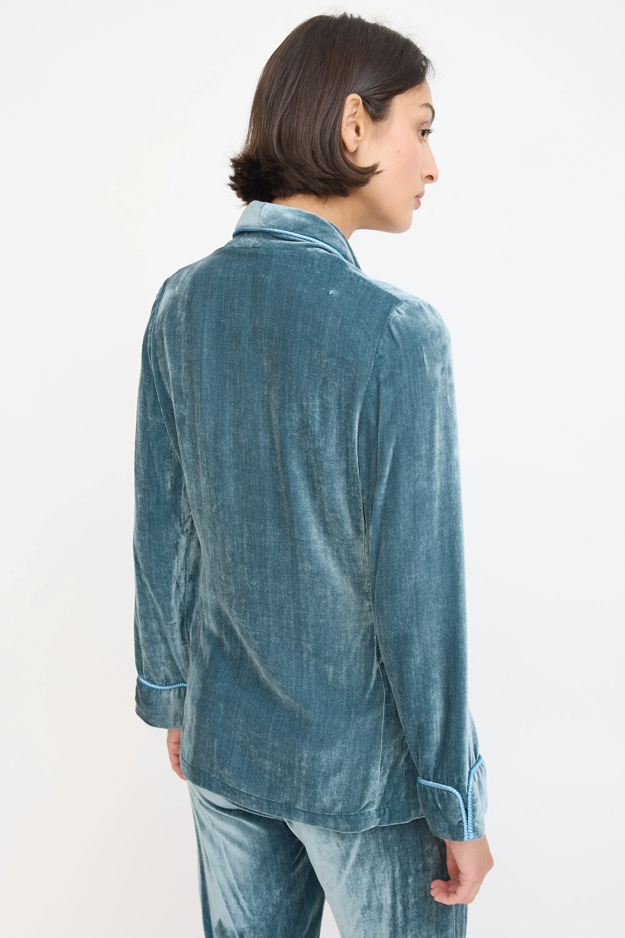 Blue Velvet Suit