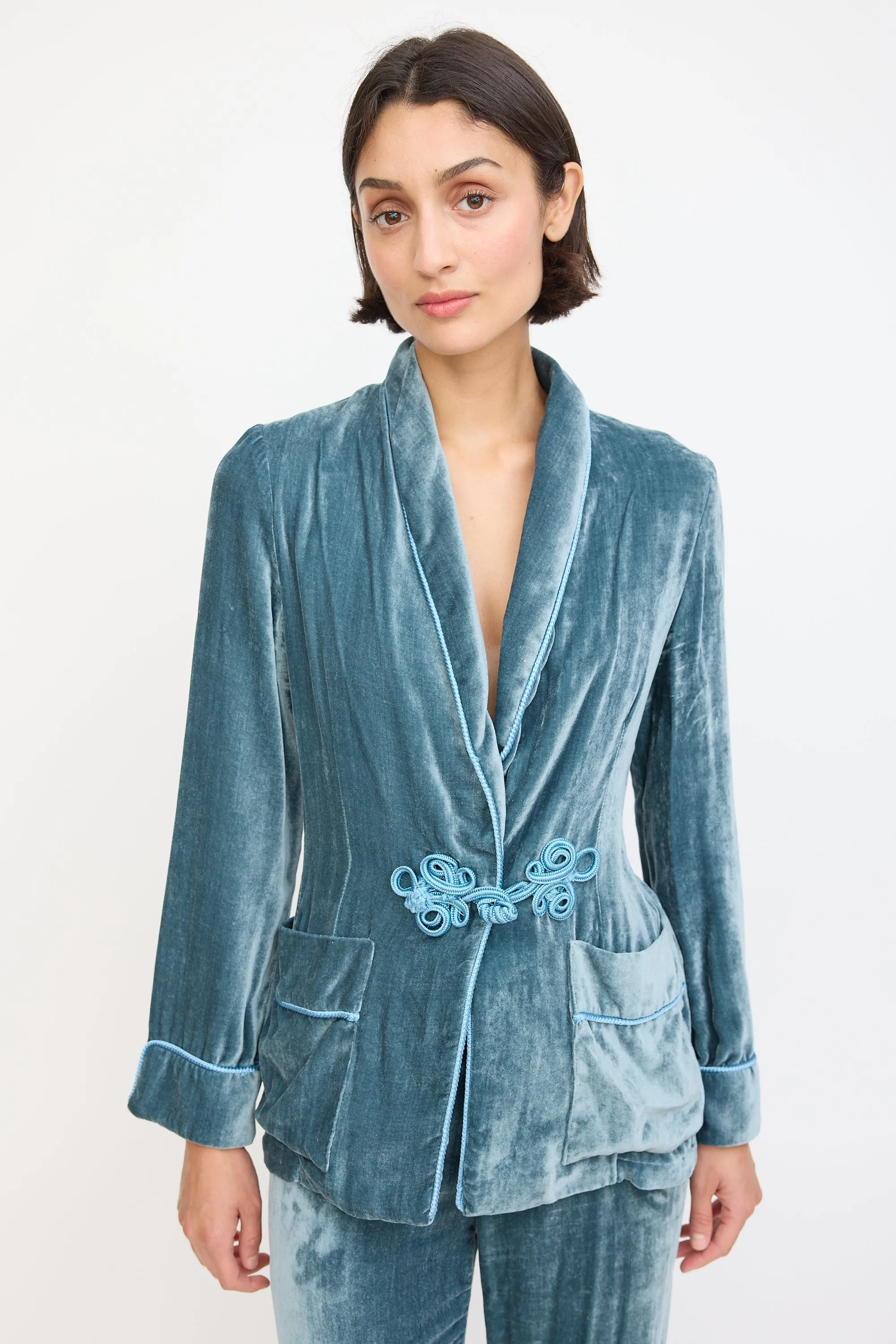 Blue Velvet Suit