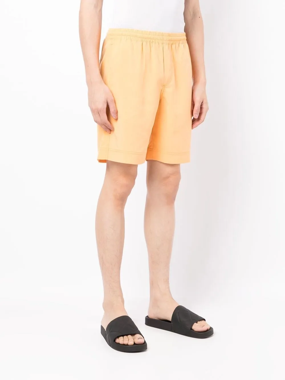 ELASTICATED WAISTBAND TRACK SHORTS