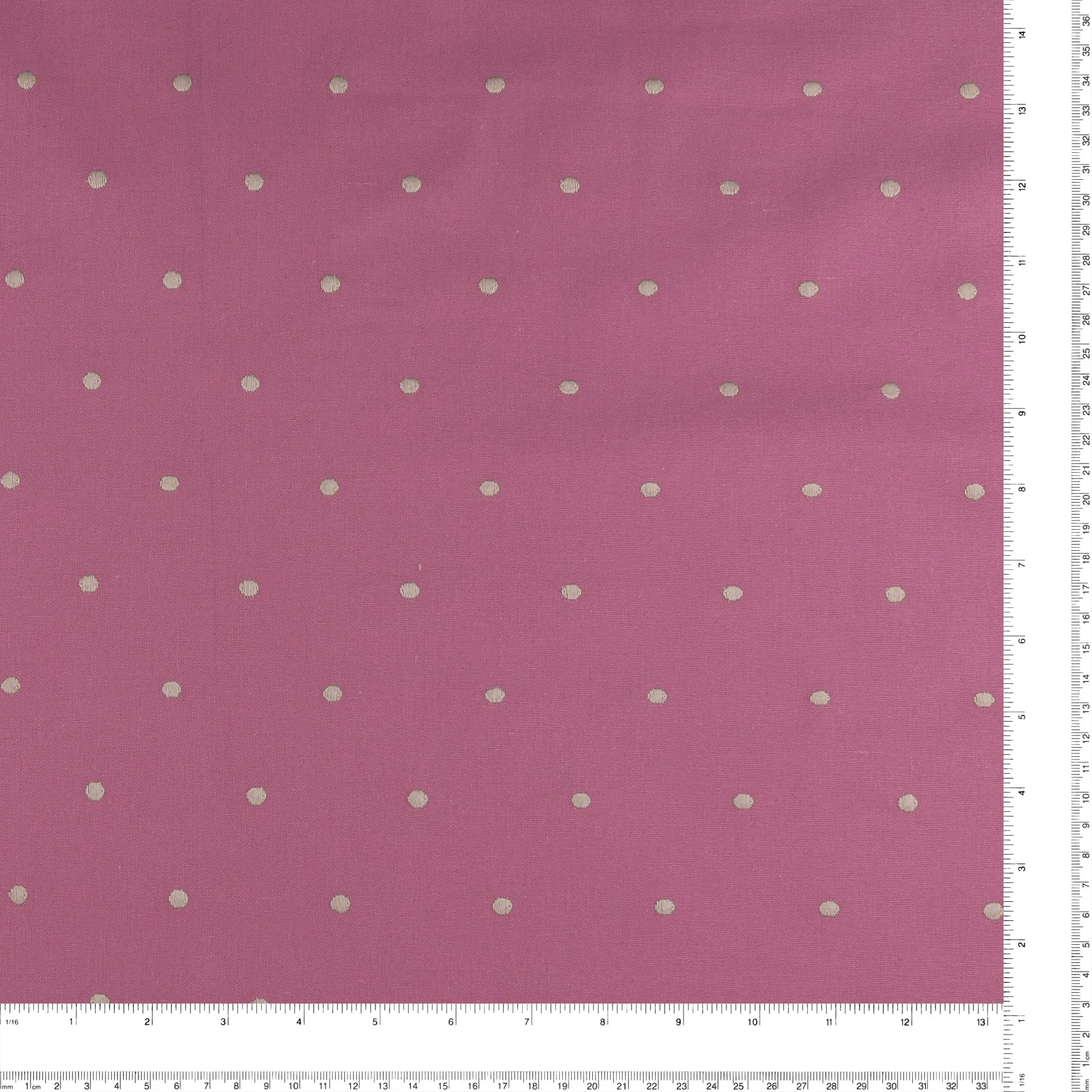 Embroidered Linen look - SUSSY - Pink