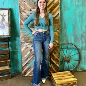 Flare In Her Eyes Jeans*