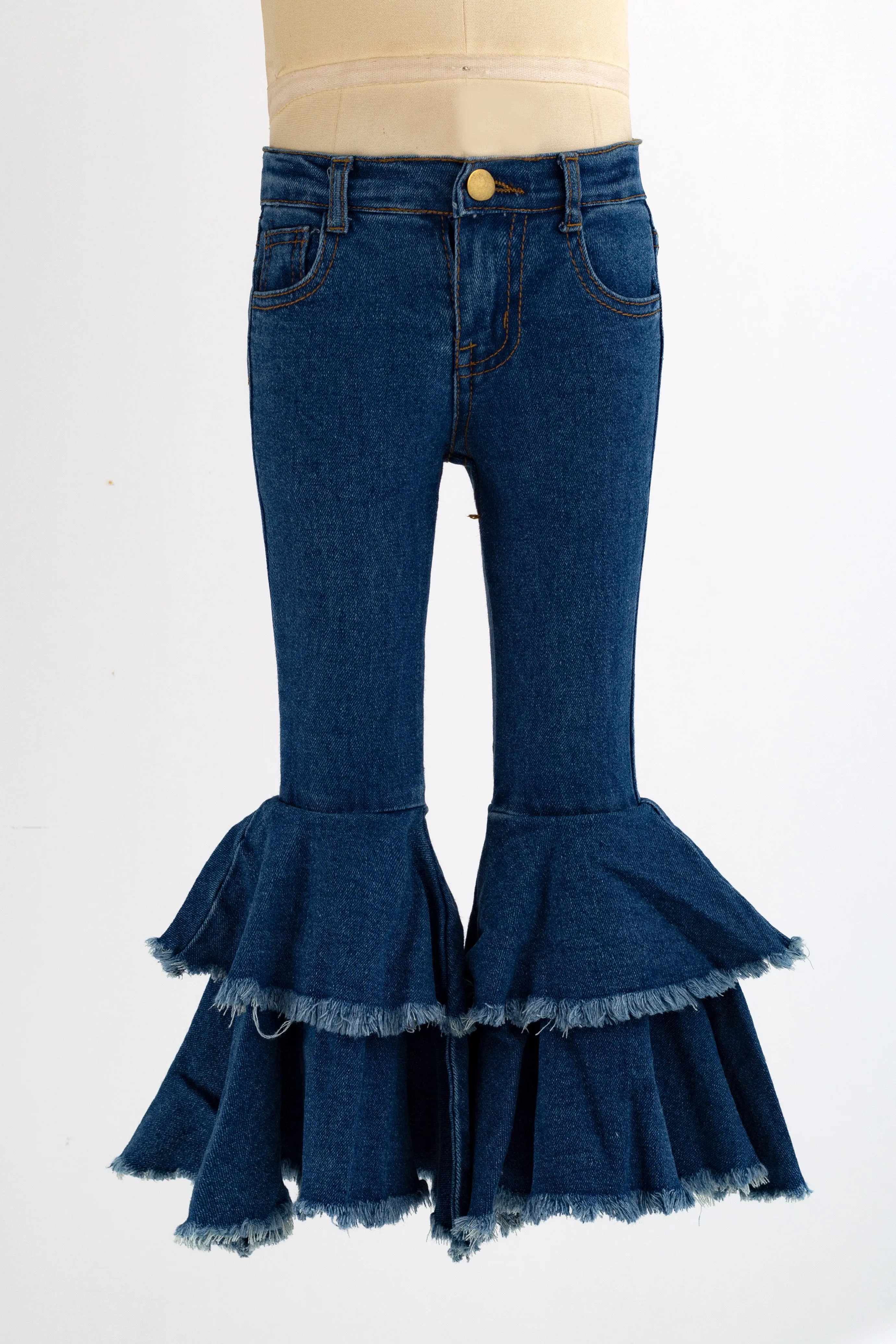 Girls Jean Denim Flares