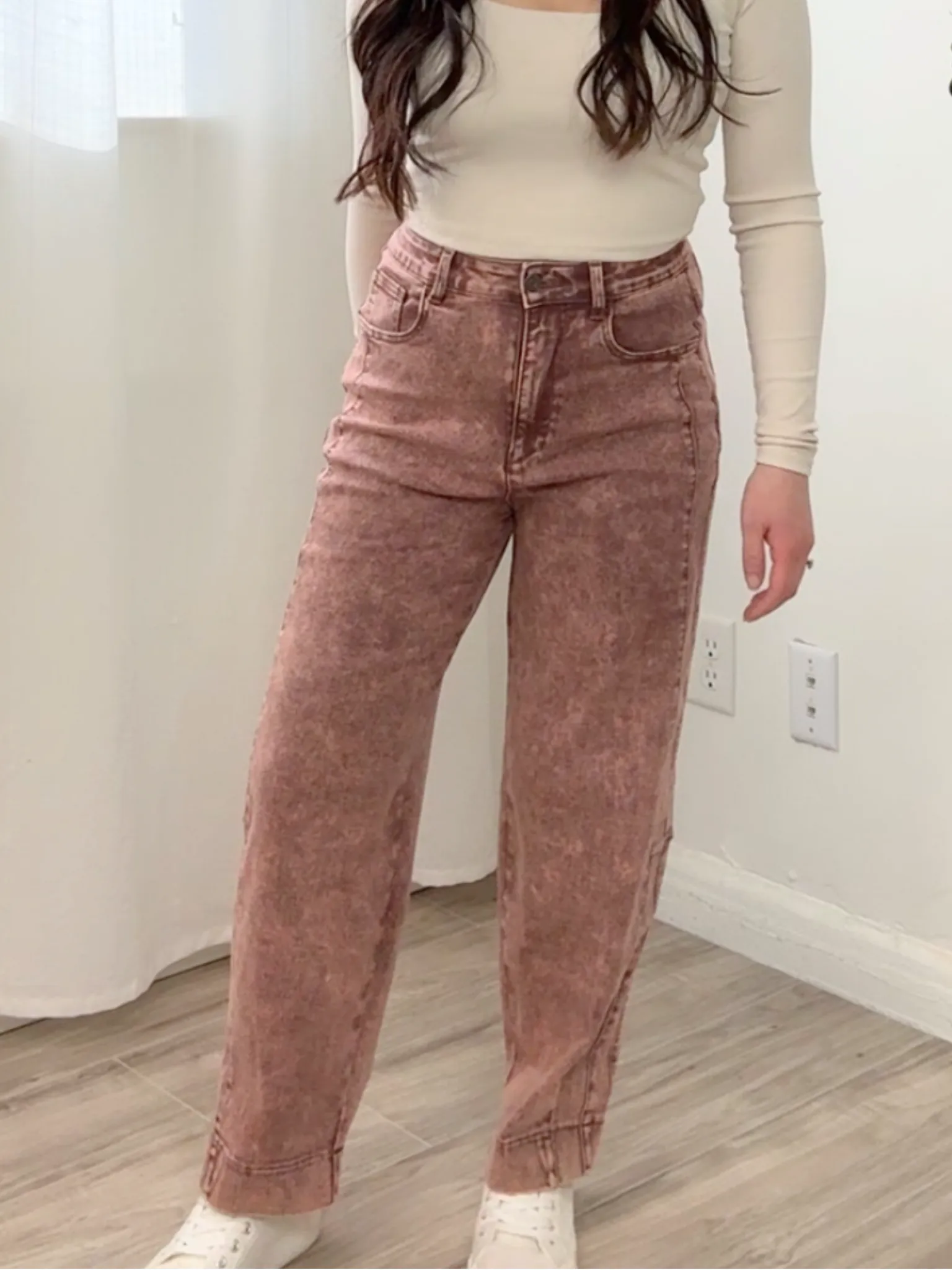 Harrison High Rise Barrel Jeans