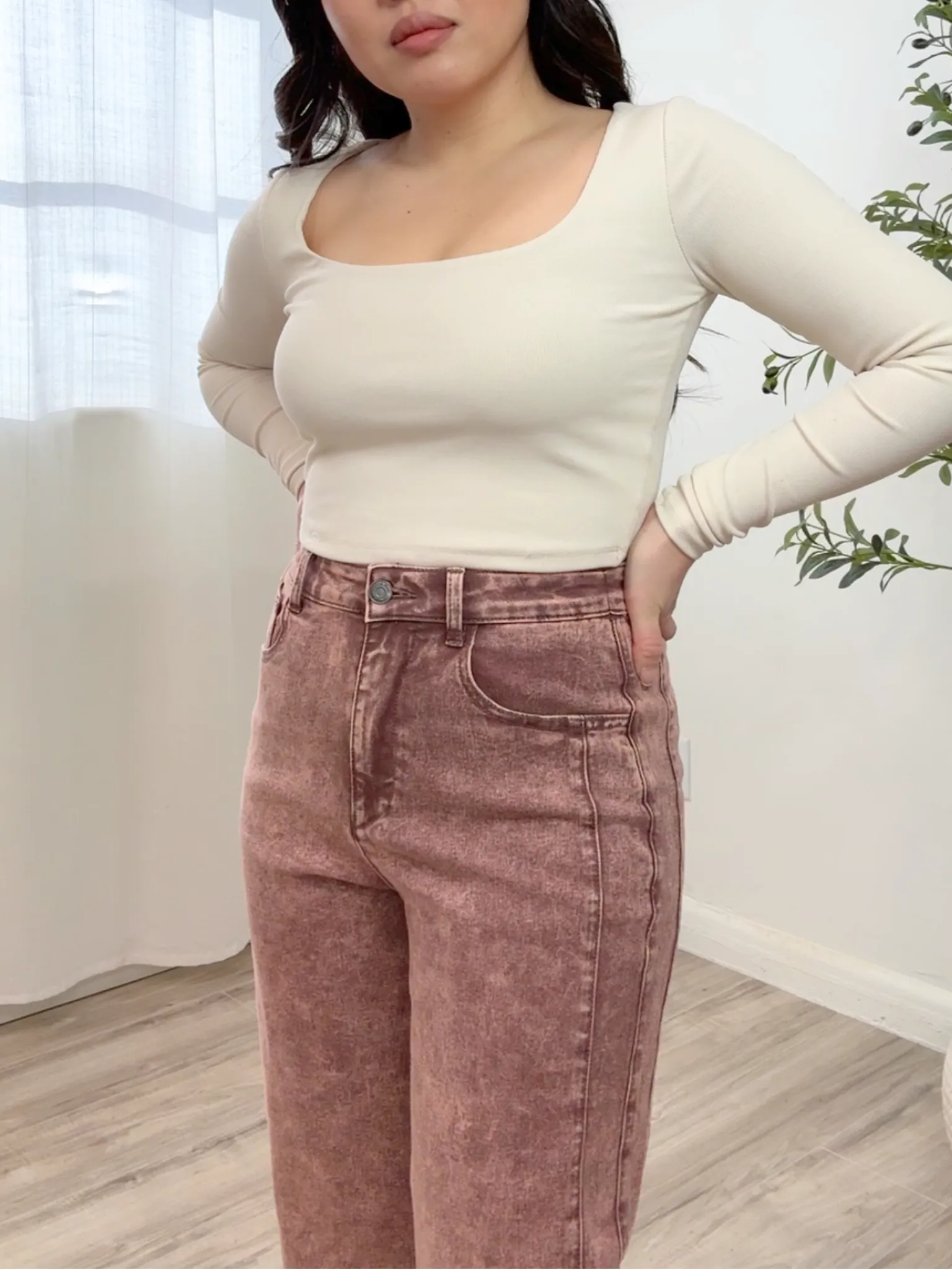 Harrison High Rise Barrel Jeans