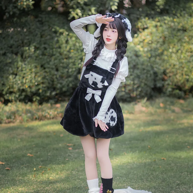 Kawaii Original Design Suspenders Bud Pants