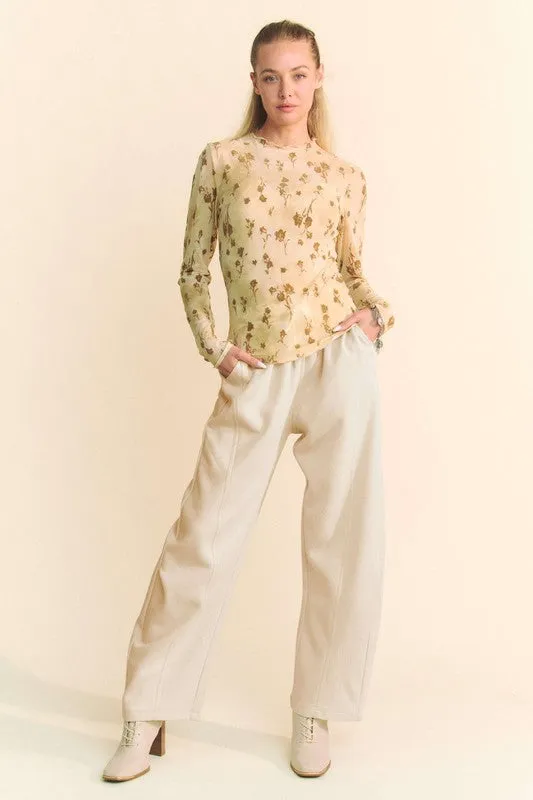MQTIME  -   Drawstring Wide Leg Sweatpants