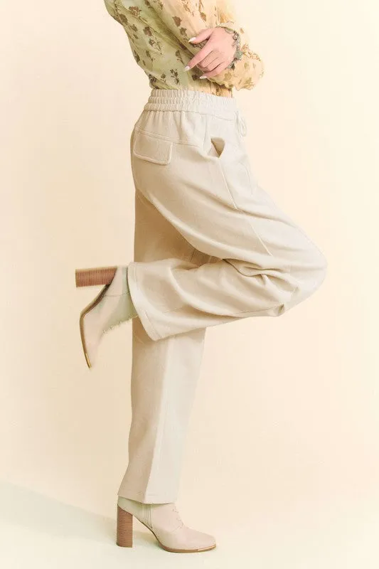 MQTIME  -   Drawstring Wide Leg Sweatpants