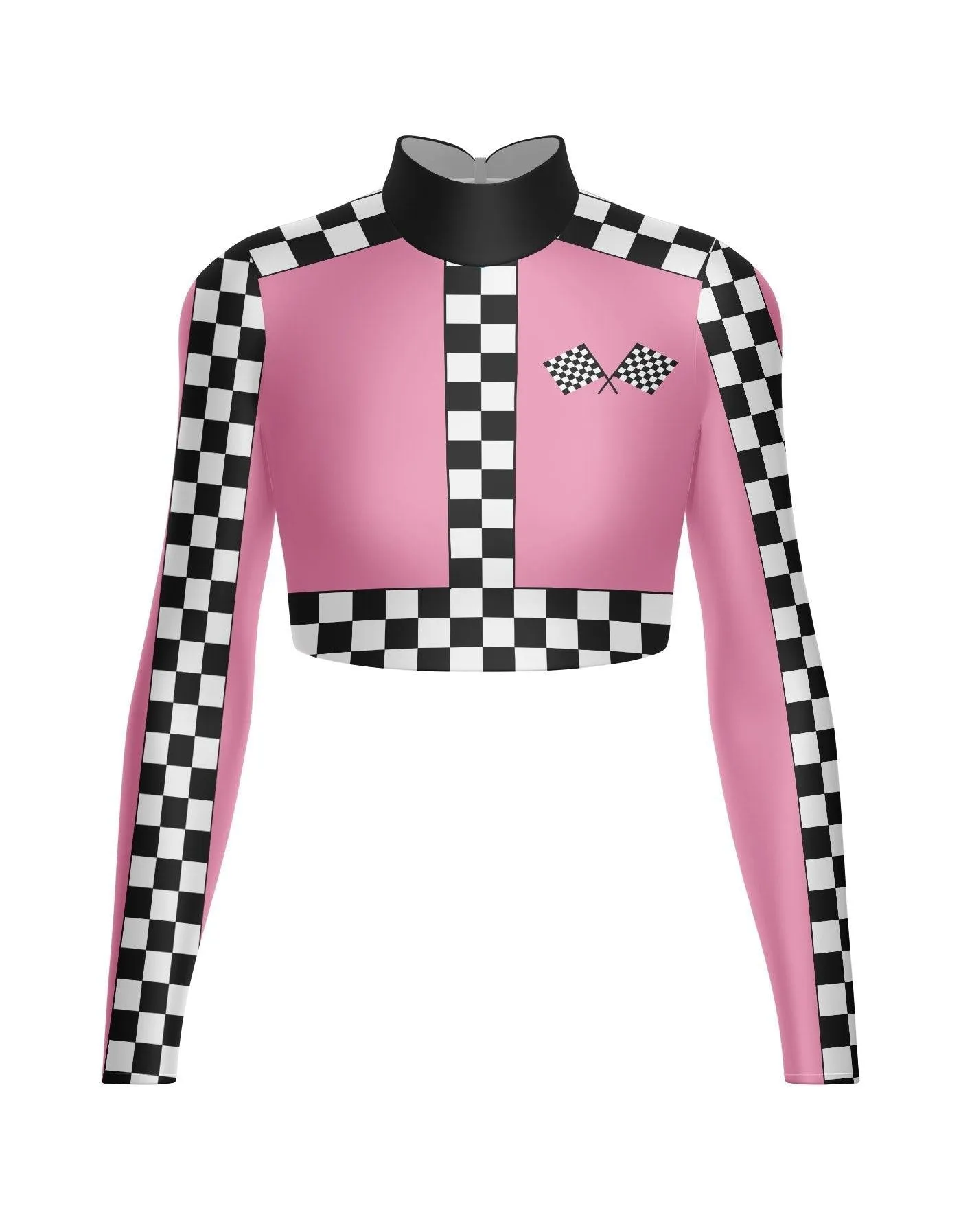 Nascar LS Crop Top