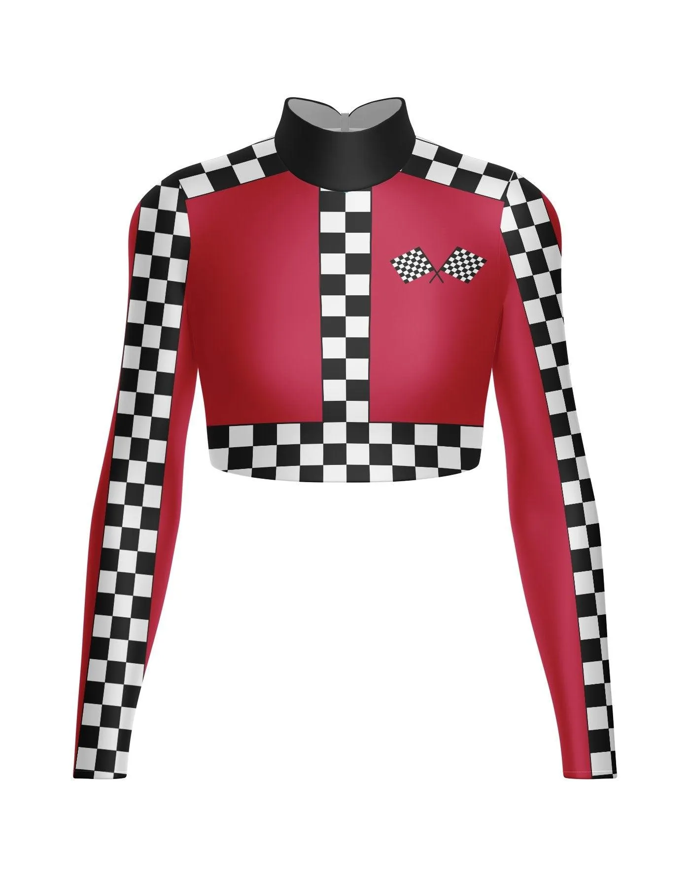 Nascar LS Crop Top