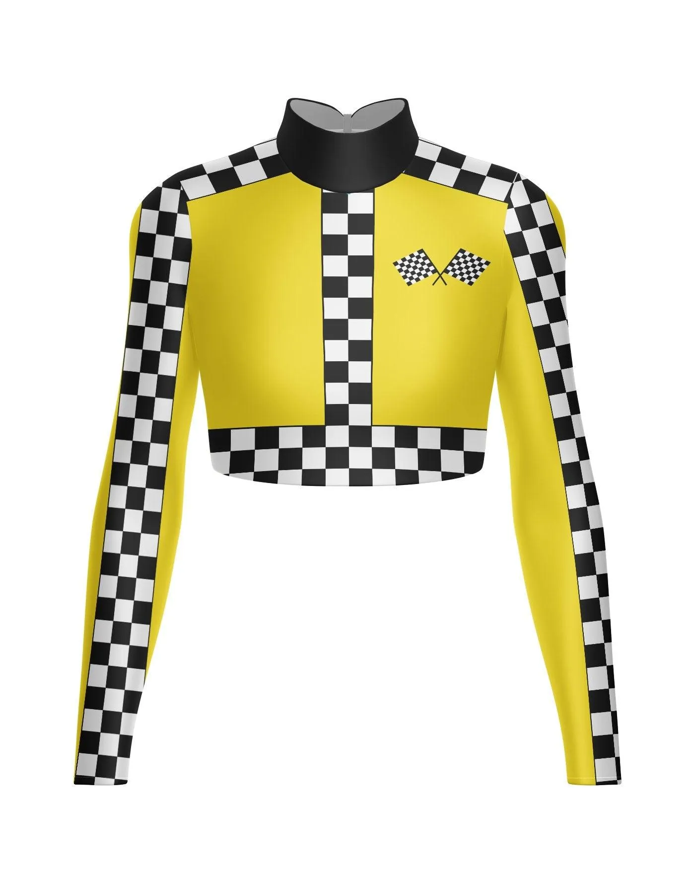 Nascar LS Crop Top