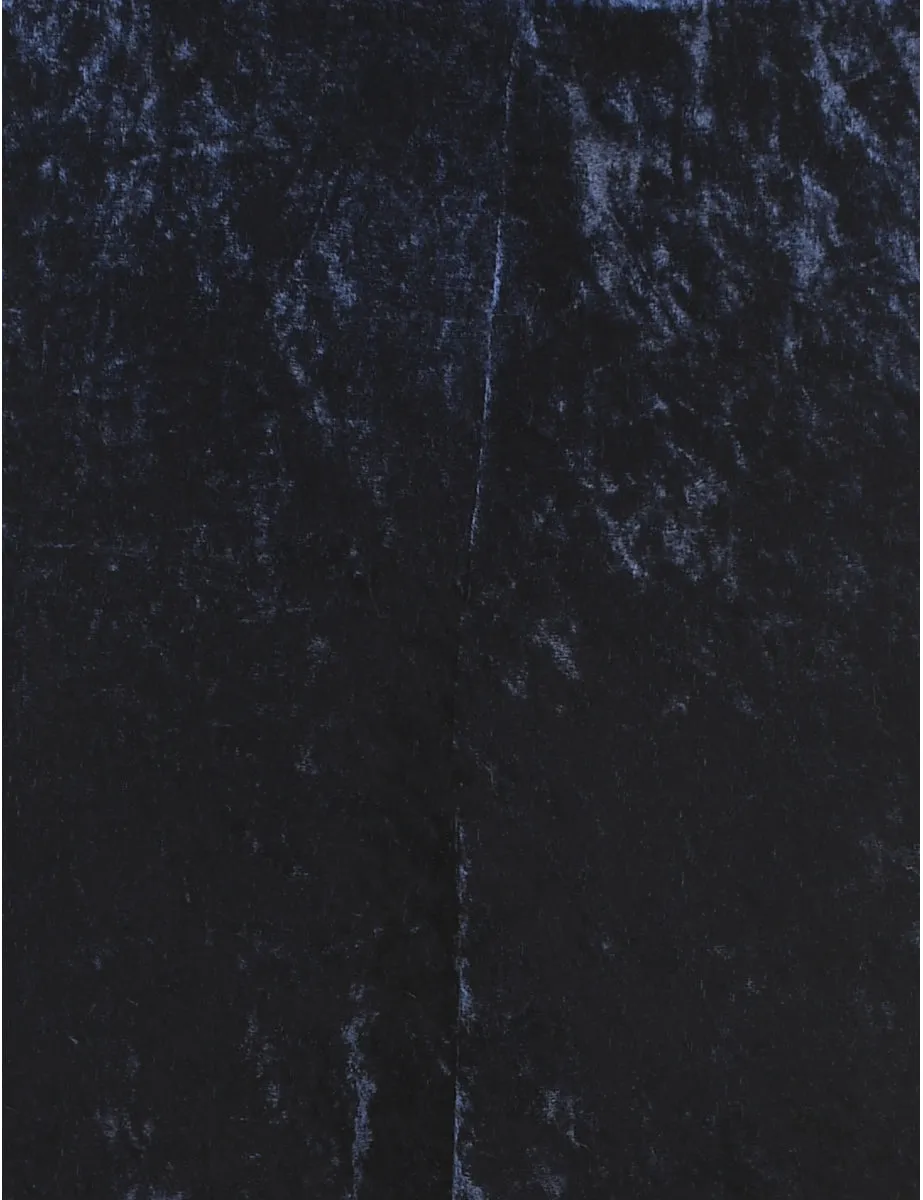 Navy Velvet Trousers - W27 L28