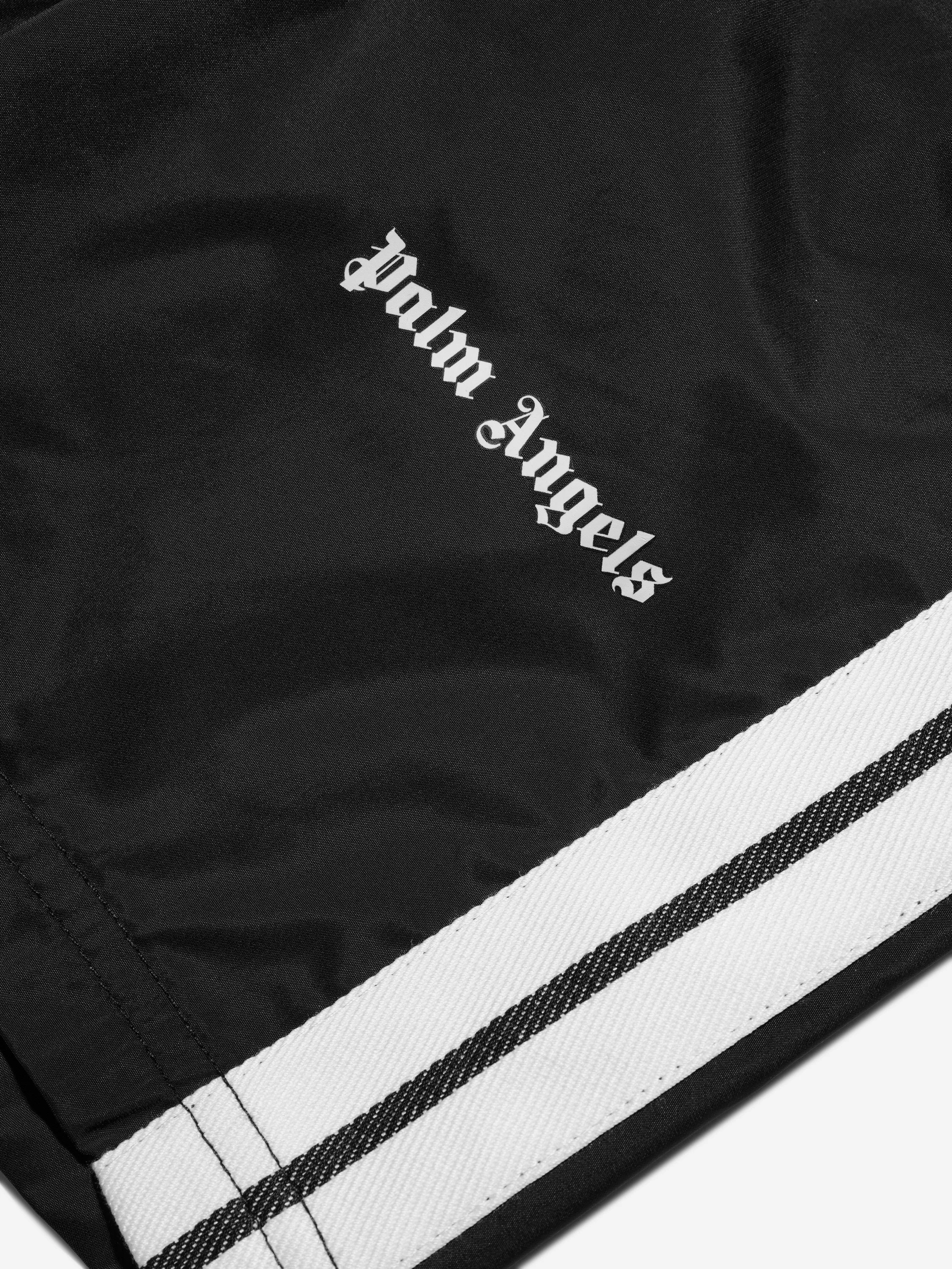 Palm Angels Boys Logo Track Shorts in Black
