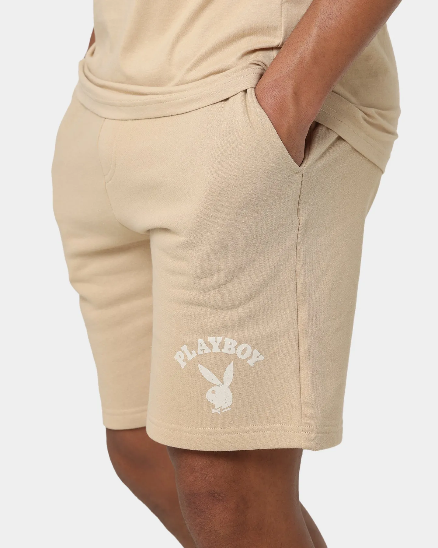 Playboy PB Track Club Track Shorts Tan