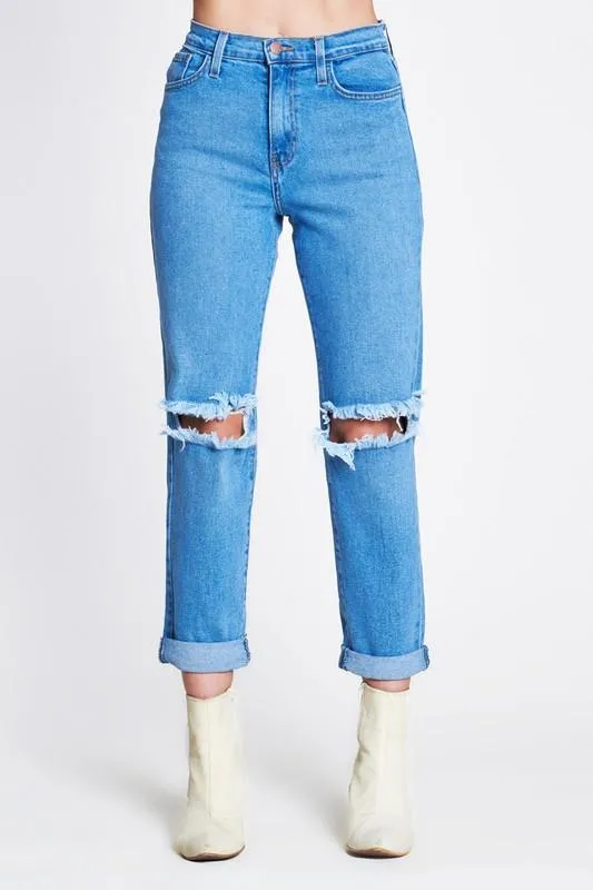 Pre-Order Ripped Boyfriend Jeans