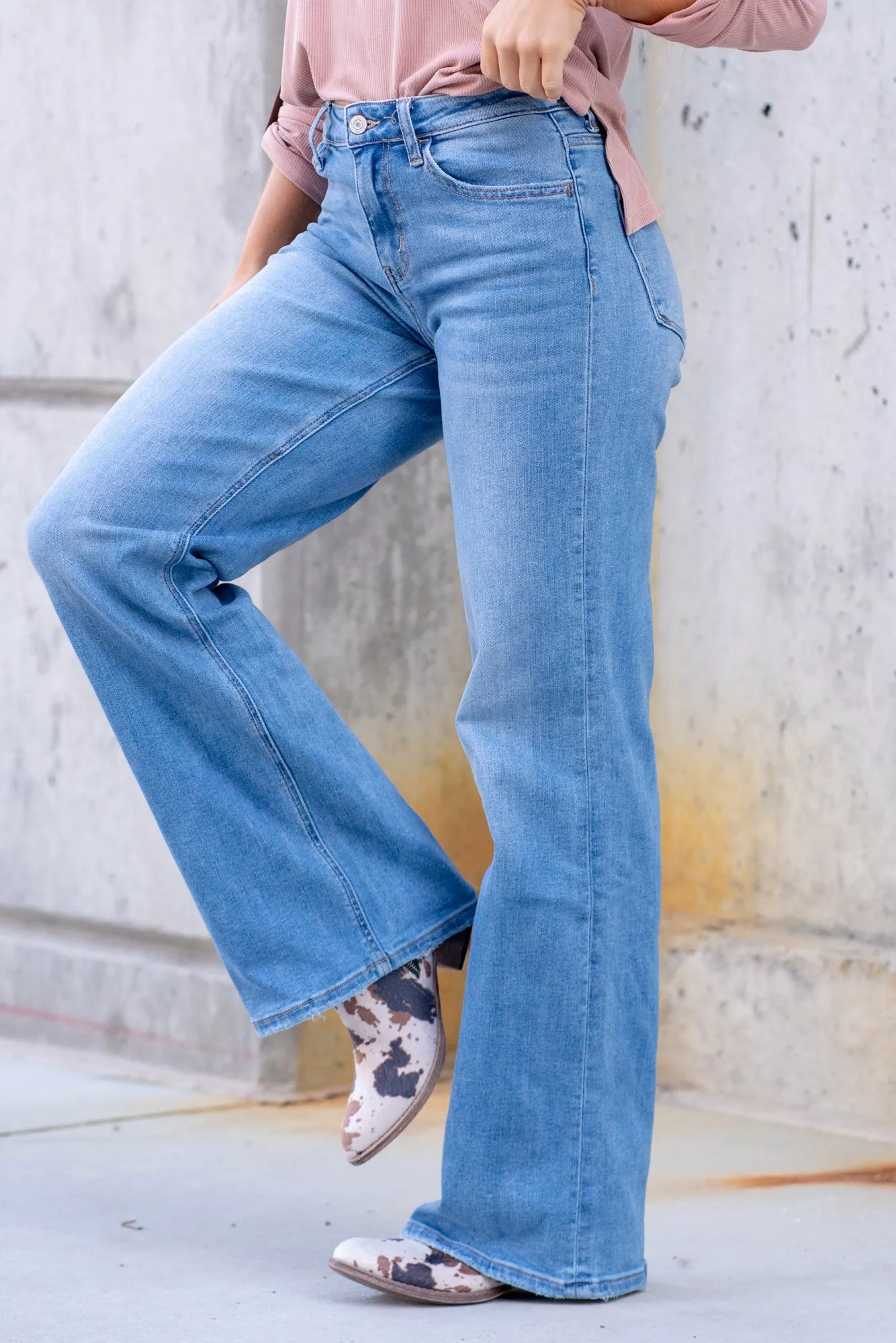 Righteously High Rise Super Wide Leg-A-Line