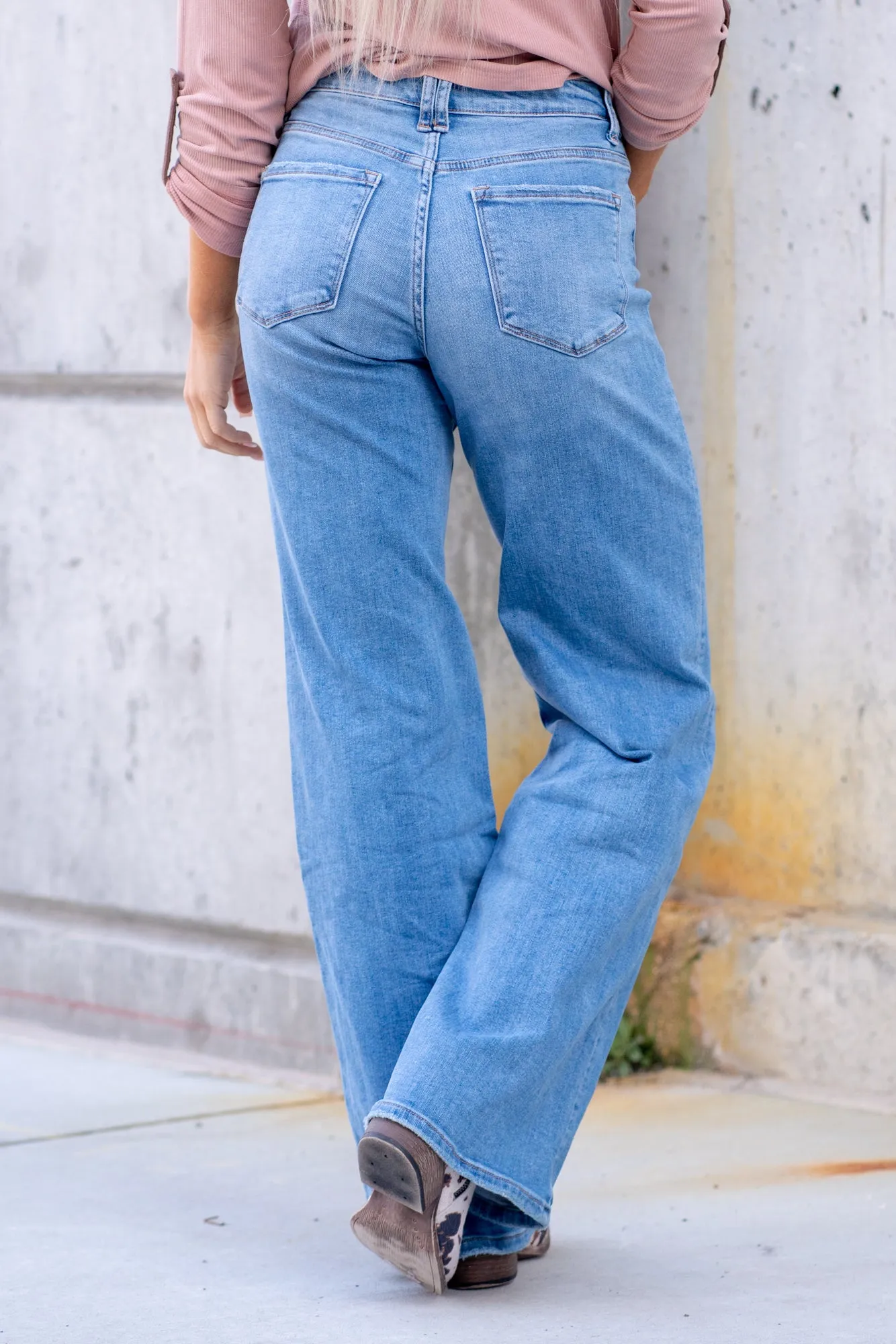 Righteously High Rise Super Wide Leg-A-Line
