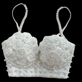 Rosette Pearl Bustier