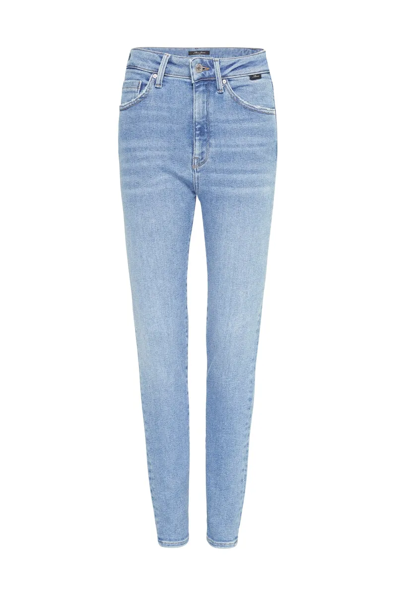 Scarlett Skinny Curve Jeans in Light Shaded LA Vintage