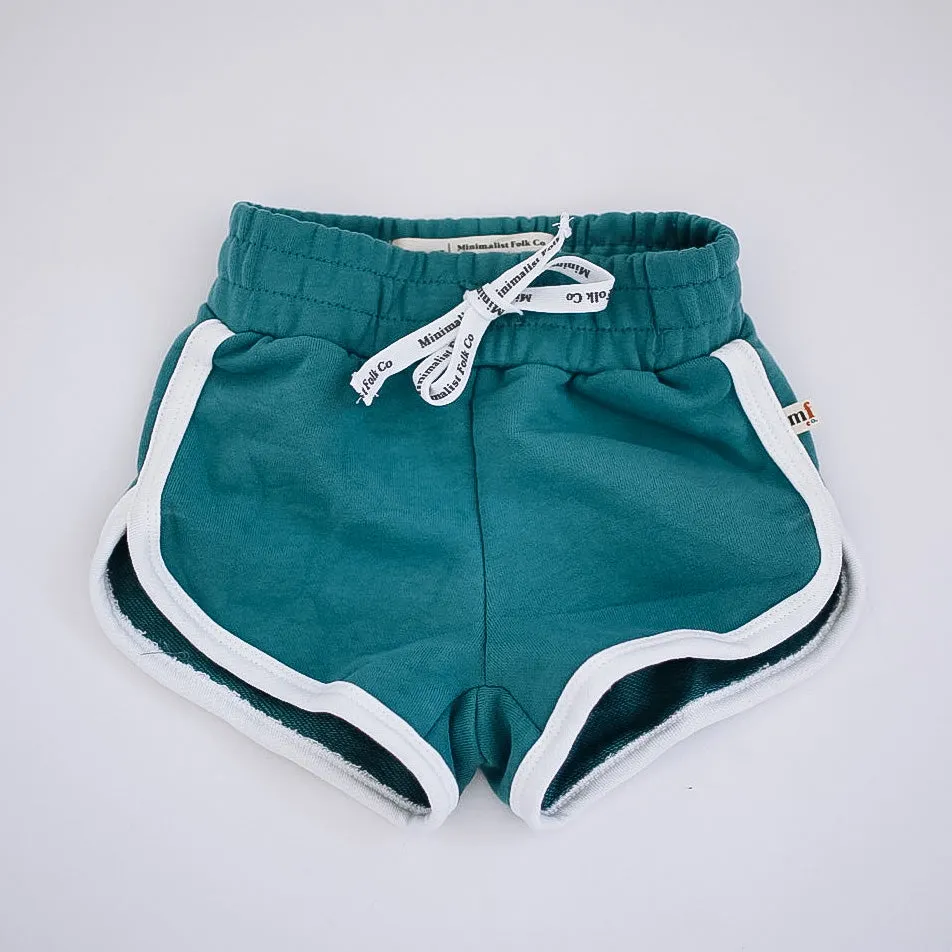 TRACK SHORTS in SAGE GREEN | KIDS