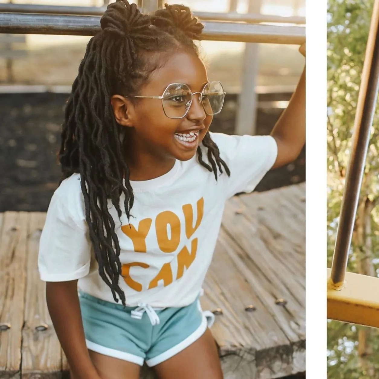 TRACK SHORTS in SAGE GREEN | KIDS