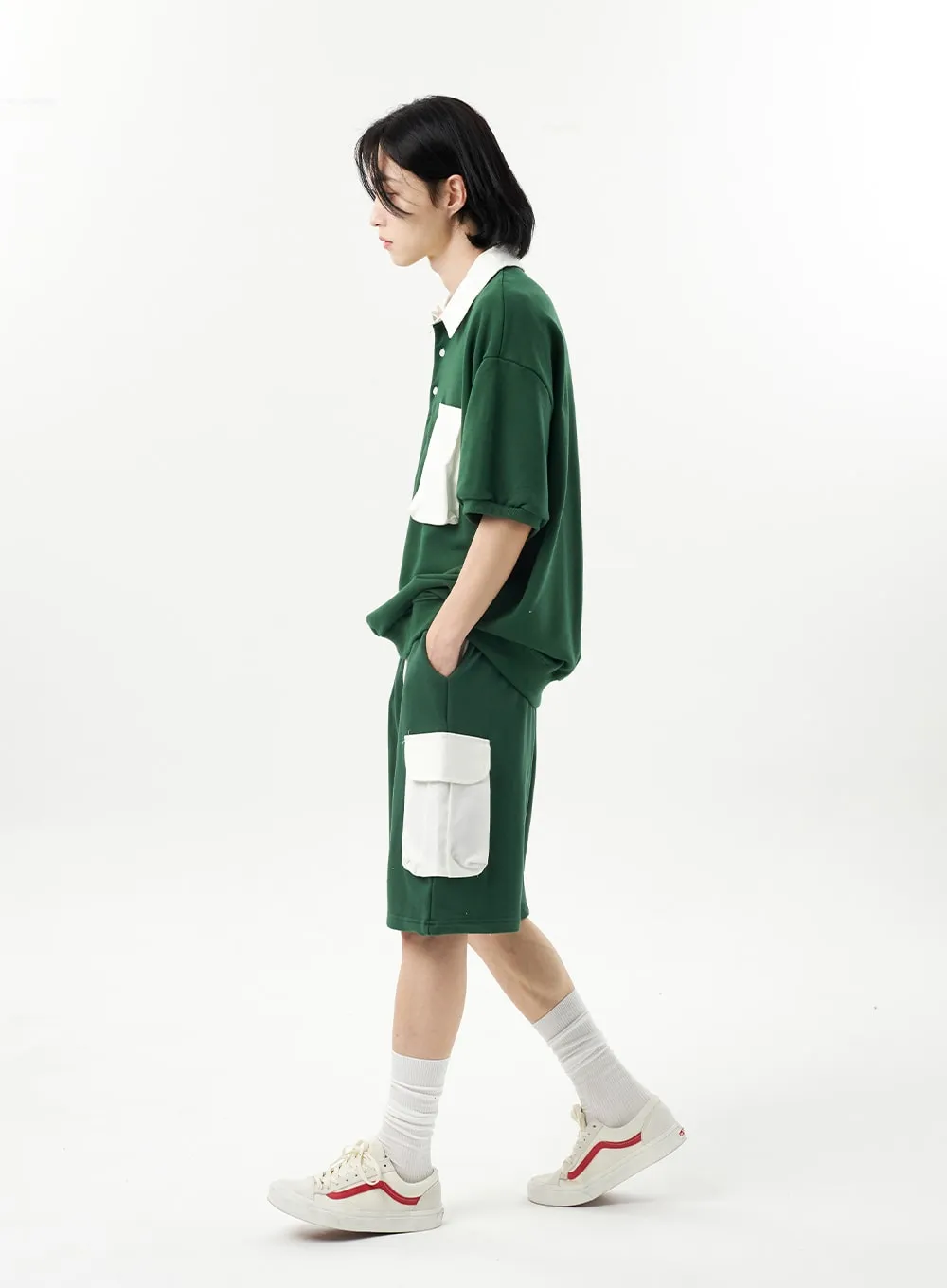Two Color Polo Tee Unisex CU315