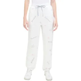 Virtue Embroidered Jogger - Ivory.