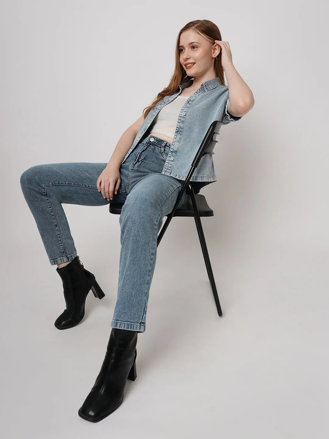 Women High Rise HIGHRISE MOM Jeans