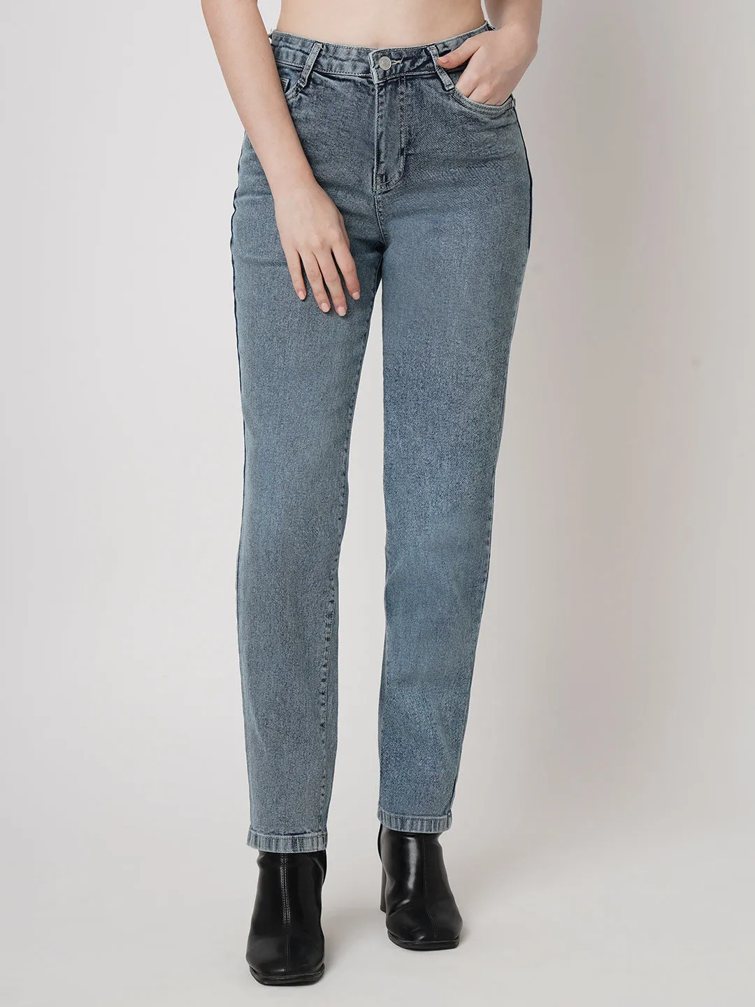 Women High Rise HIGHRISE MOM Jeans