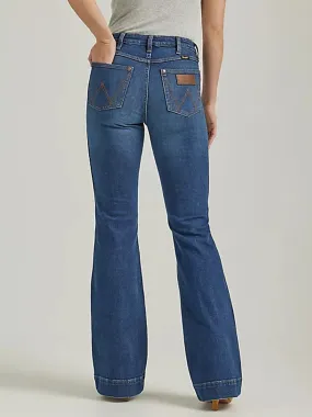 Wrangler Women's Retro Premium High Rise Trouser Jean Gabriella